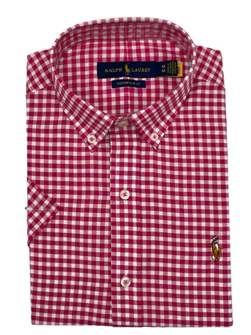 Camisa RL - Manga Corta - Talla M - Slim Fit